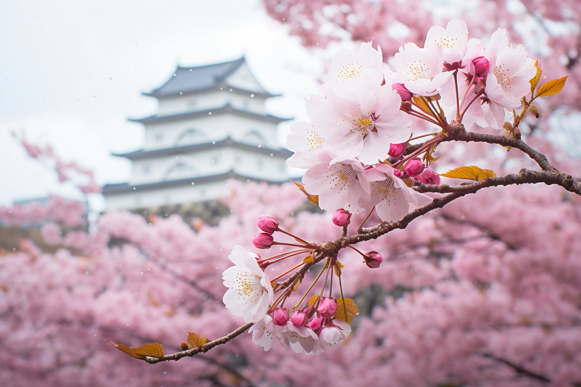 _600780246_樱花盛开的日本庭院(企业商用)